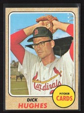 1968 Topps #253 Dick Hughes - EX+ Set Break!