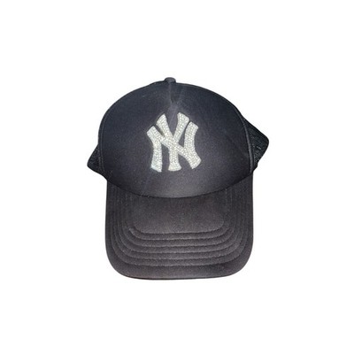 BLACK YANKEES トラッカーハット Otto Collection Black Trucker Hat Rhinestone NY New York Yankees