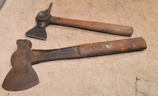 Hatchet marked Evertite Claw hand made USA & Ice axe antique collectible tool ax