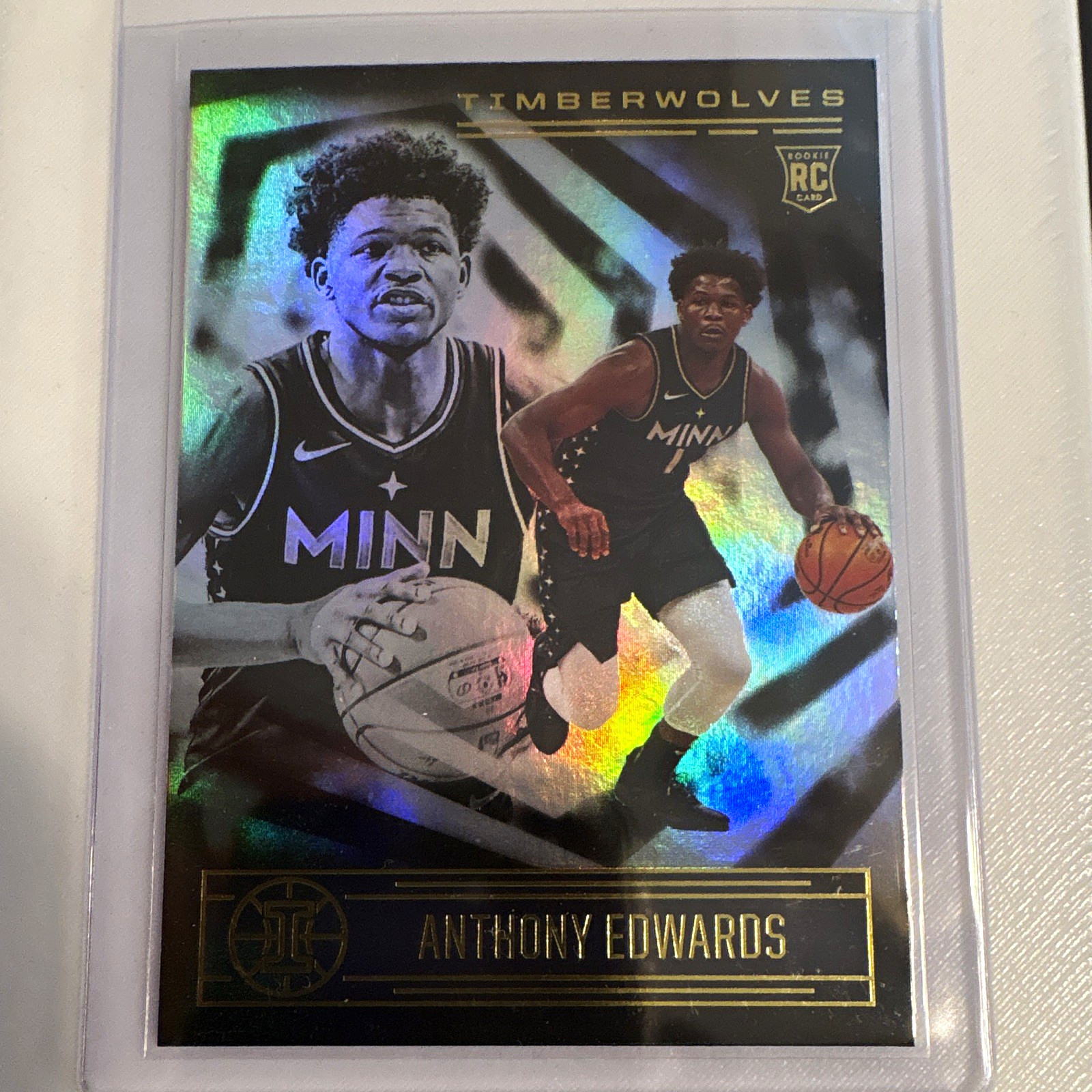 Panini Illusions 2020-21 Anthony Edwards #152 Rookie Base Set Timberwolves 