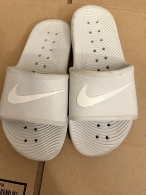 Nike Light Gray Kawa Shower Slides Size 5
