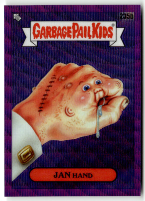 2023 Topps Garbage Pail Kids No. 235b Jan Hand Purple Wave 36/250