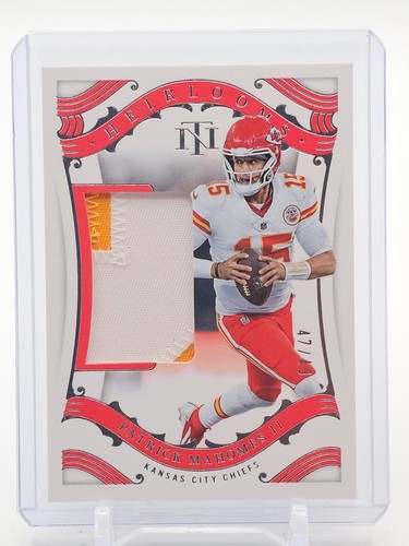 PATRICK MAHOMES II 2025 NATIONAL TREASURES HEIRLOOMS PATCH /49 #H-PMS Q7468