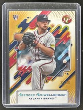 2025 Topps Pristine Spencer Schwellenbach RC Gold Refractor Rookie #/50 Braves