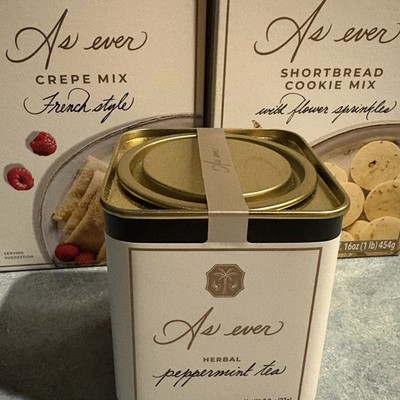 AS EVER Crepe Mix, PEPPERMINT Tea - Meghan official products w free cookie mix