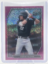 2026 Leaf Metal Baseball Max Belyeu PINK SHIMMER PARALLEL BASE - #'d 2/6 (Y1)