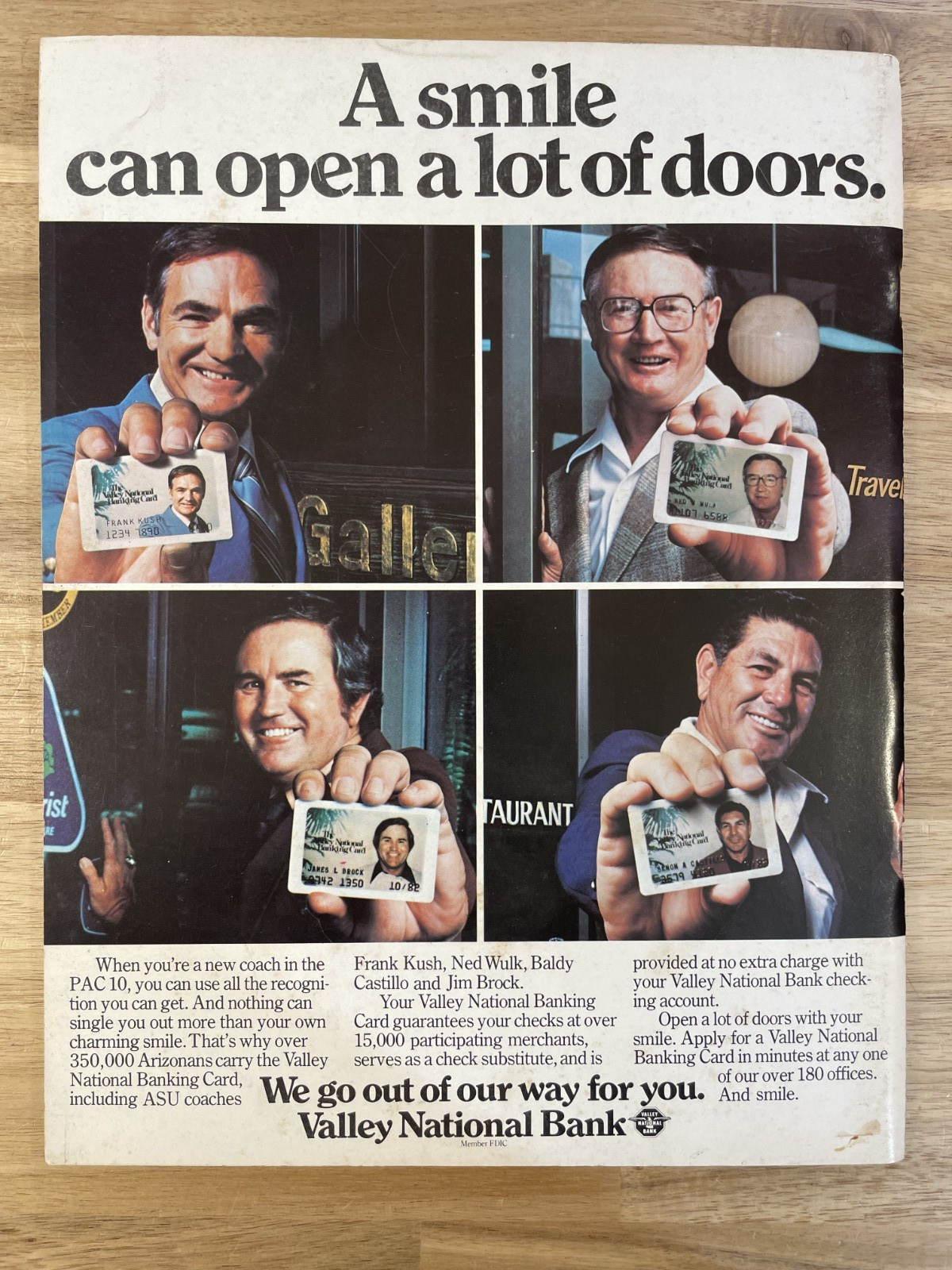 Nov. 4, 1978 Arizona State Sun Devils v California College Football Game Program