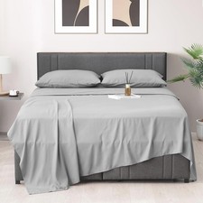 4 Piece Bed Sheet Set Deep Pocket Luxury Ultra Soft Microfiber Bed Sheets