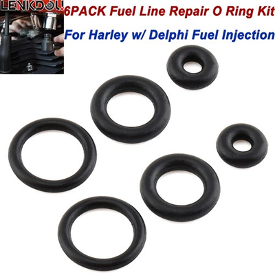 #ad 2 Set Fuel Line Quick Disconnect Repair O Ring Kits For Harley Model 2001 2023 $14.02