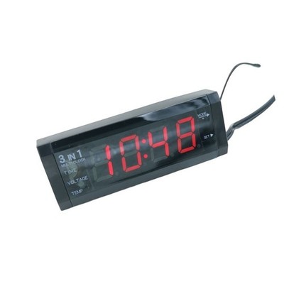 Auto Voltmeter Thermometer Timer 3-in-1 Digitalanzeige für Limousinen SUVs