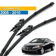 2Pcs Front Windshield Flat Wiper Blades Set For Pontiac G6 2005 - 2010 24" 21"