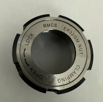 RMCS NEW 5 for the Price of 4- ER32 BEARING COLLET NUT -ALL STEEL-NO BRASS-