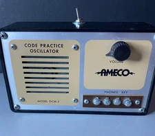 AMECO MODEL OCM-2 CODE PRACTICE OSCILLATOR (TESTED)