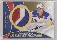 2018-19 Upper Deck Ultimate Collection 30/49 Lias Andersson Patch Auto 01ks