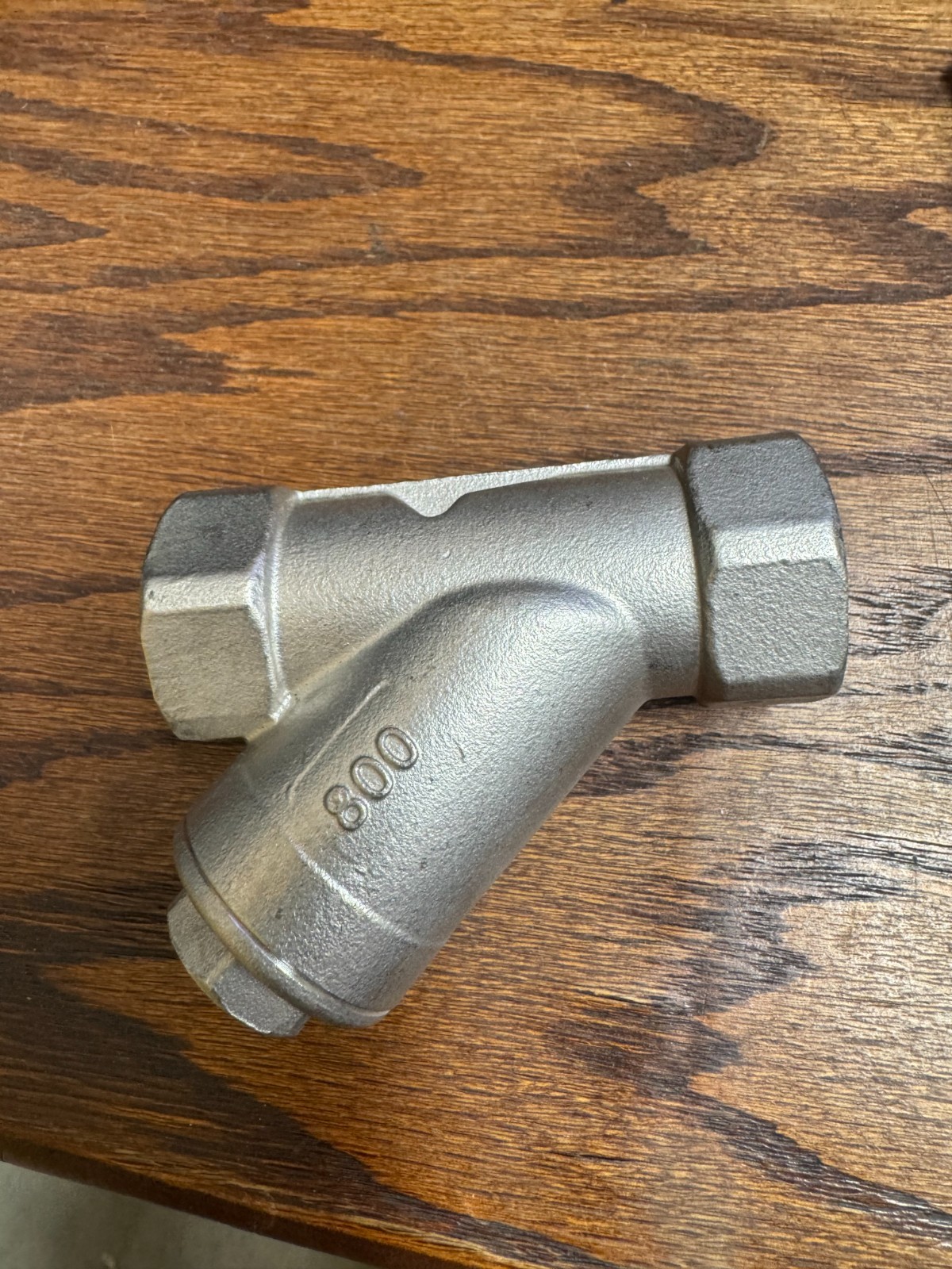 3/4" 316 SS, 800 PSI, NPT Threaded Y-Strainer