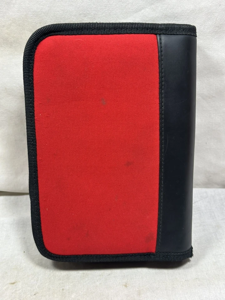 Estuche de Transporte Oficial Nintendo DS - Rojo Negro Cremallera Bolsa de Viaje Foto 3 de 4