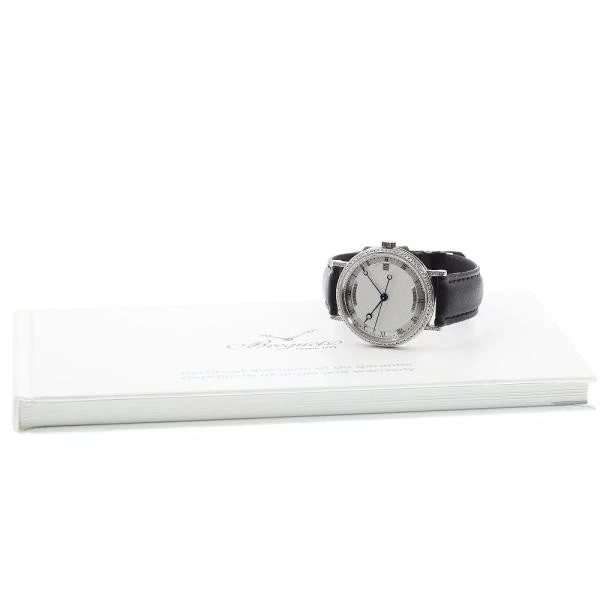 Breguet — Breguet Classique 9068 34mm WG Silver Dial Automatic Watch #C1454