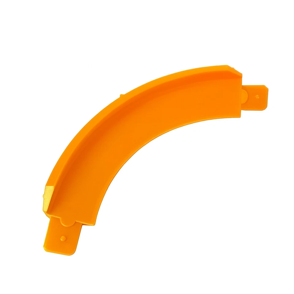 3D Printed 90° High Bank Track Turns – Orange, Hot Wheels Compatible (Pack of 4) - Image 4 of 4