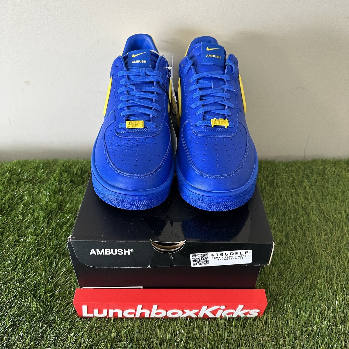 【完売】【新品BOX付】アンブッシュ × エアフォース1 \"ゲームロイヤル\" AMBUSH × NIKE AIR FORCE 1 LOW SP GAME ROYAL & PINE GREENが12