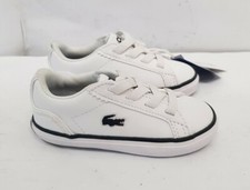 Lacoste Infants' Lerond Tonal Synthetic Sneakers White UK 3/EU 19 P/338