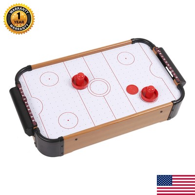 20 Inch Air Hockey Game Mini Table Top Fun Battery Operated Blower