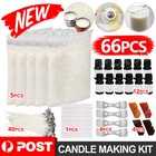 Soy Wax Candle Making Kit - Fragrances-Dye-Wicks & Holders - Instructions & tips
