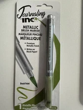 Inc. Journaling Metallic Brush Marker Pens, 1-ct. Green ink.