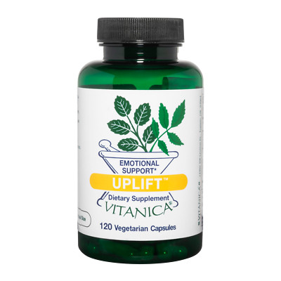 Vitanica Uplift, Mood and Emotional Support, Vegan, 120 Capsules