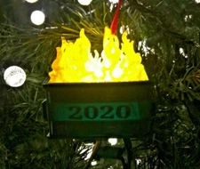 2020 Dumpster Fire Christmas Decoration Commemorative Set Holiday Gift - GREEN