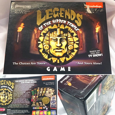 LEGENDS OF THE HIDDEN TEMPLE BOARD GAME FROM THE TV SHOW ON NICKELODEON SEALED