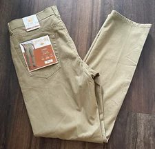Copper & Oak NWT Men's 32x32 5 Pocket Every Day Pants Sueded Khaki K4F817 NWT$75