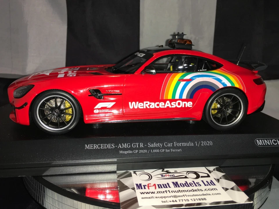 1:18 Minichamps 155036094 Mercedes F1 Safety Car Mugello 2020 - 1000 Ferrari GP - Immagine 3 di 4