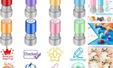 8 Pack Teacher Stamps Self Inking Teacher Stamp Set Picture Stamps for