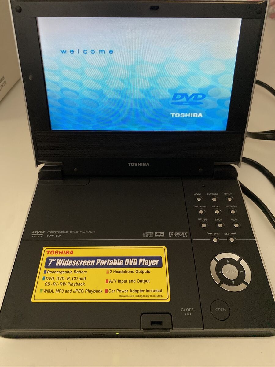 Toshiba SD-P1600 Portable Widescreen DVD Player 7 Toshiba SD-P1600 Portable Widescreen DVD Player 7