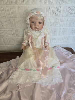 Paradise Galleries Treasury Collection  Porcelain Doll Samantha