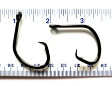 100 VMC 3X Strong 8382 8382BN Nemesis Circle Black Nickel Fish Hooks 6/0