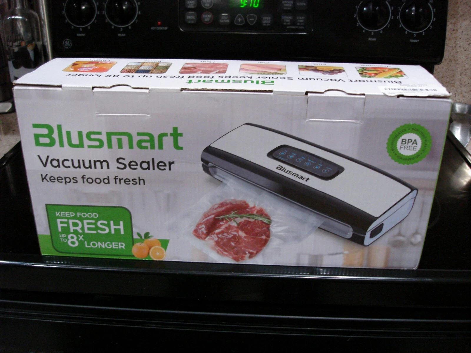 NEW BLUSMART Vacuum Sealer Seal A Meal Machine Foodsaver Sealing +10 Free Bags