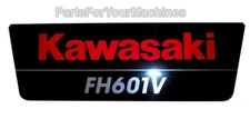 OEM BRAND STICKER, KAWASAKI FH601V, 19hp, LAWNMOWERS, TRACTORS, 12C39