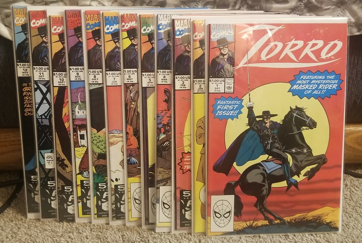 Marvel Comics Zorro set #1-12 (1,2,3,4,5,6,7,8,9,10,11,12) | eBay