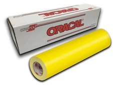 12" X 10ft - Brimstone Yellow Oracal 651 Craft & Hobby Cutting Vinyl Roll
