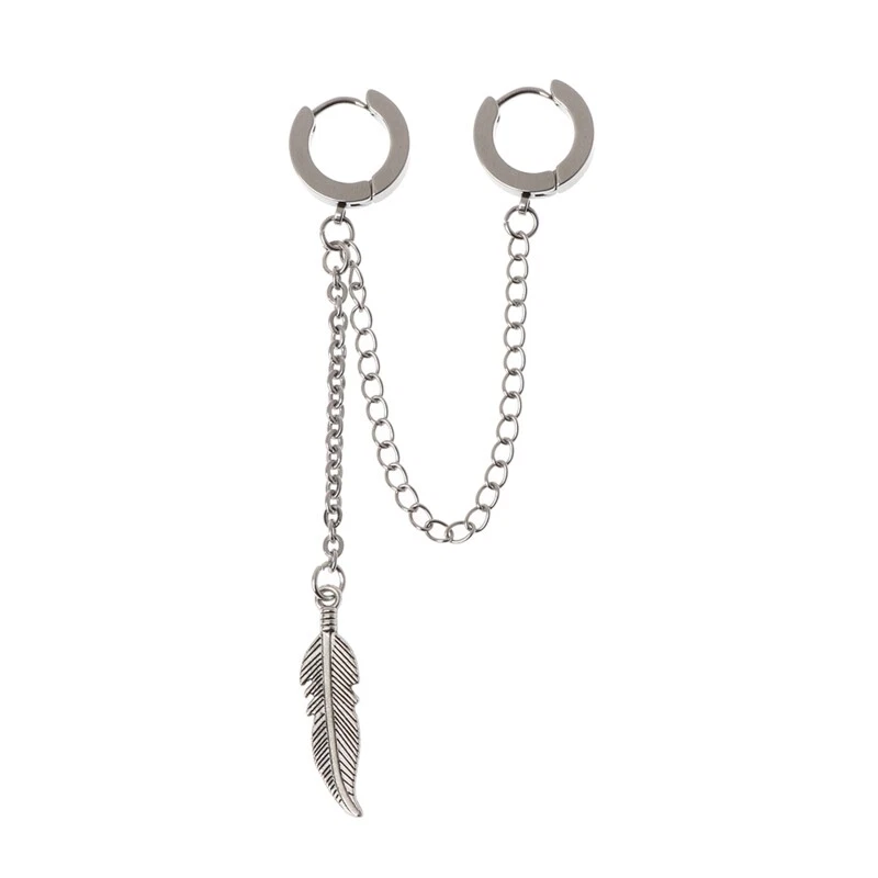 Korean sale chain earrings