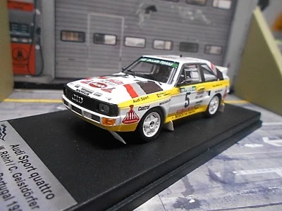 AUDI Quattro Sport Rallye Portugal TAP 1985 #5 Röhrl Trofeu + Decals H B 1:43 - Bild 1 von 4