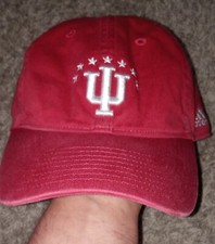 Men's Adidas Baseball Cap Hat Adjustable Strap Back Color Red White...