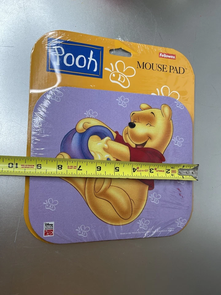 New! Vintage Mouse Pad: Disney - Winnie The Pooh Honey Pot Purple Sealed! - Image 4 of 4