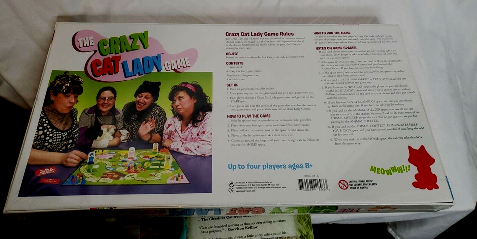 Crazy Cat Lady Board Game 2008 Action Figure 2004 Brand New Sealed ...