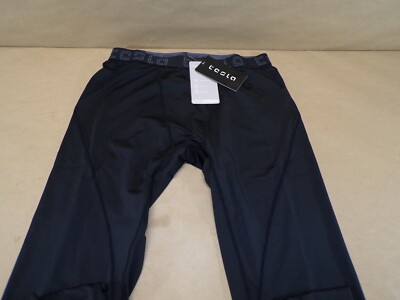 TESLA Mens Compression Pants Running 