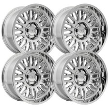 Set-4 Cali Off-road Vertex 24x14 6x139.7 -76mm Chrome Wheels Rims 24 Inch