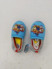 Paw Patrol Toddler Slippers A-Line Chase, Marshall, Everest Skye Size 11/12 Blue