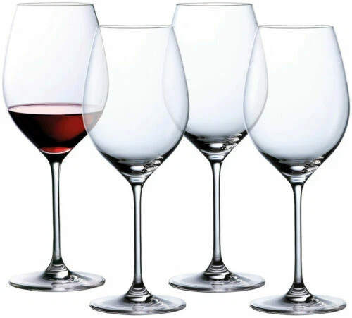 Crystal Cut Glass Red Wine Glasses Drinkware