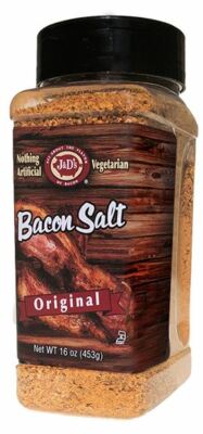 J&D's Bacon Salt Original, Big Pig size 16 oz BBQ Seasoning Rub